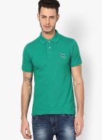 Lawman Pg3 Green Solid Polo T-Shirts