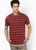Levi's Red Striped Polo T-Shirts