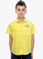 MashUp Yellow Casual Shirt