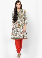 Mustard Green Kurta