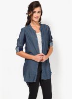 Only Blue Denim Casual Tunic