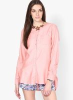 Only Pink Coral Long Sleeve Shirt