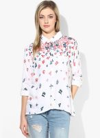 People White Printed Shirt