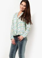 Remanika Light Blue Printed Shirt