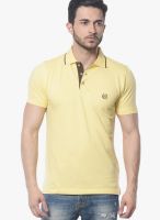 Skookie Yellow Solid Polo T-Shirts