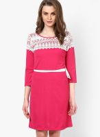 Soie Pink Shift Dress