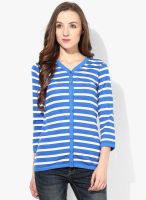 Style Quotient Blue Striped Top