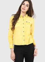 Ucla Yellow Solid Shirt