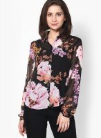 Vero Moda Black Printed Shirt