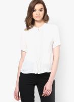 Vero Moda White Solid Shirt