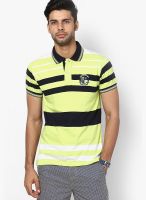 Wilkins & Tuscany Lemon Striped Polo T-Shirts