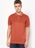 Wills Lifestyle Rust Polo T-Shirt