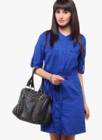 Yepme Blue Colored Solid Shift Dress