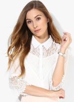 Zalora Off White Shirt