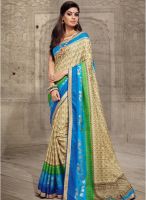 Aesha Beige Printed Saree