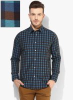 Arrow Sports Multicoloured Checked Slim Fit Casual Shirt