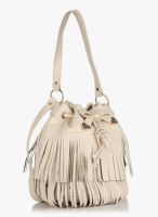 Betsey Johnson Cream Handbag