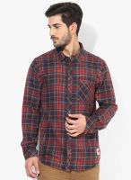 Breakbounce Multicoloured Slim Fit Casual Shirt