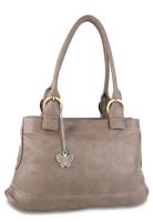 Butterflies Grey Shoulder Bag