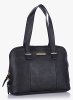 Caprese Zeta Medium Black Satchel Bag