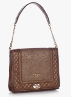 Da Milano Copper Leather Handbag