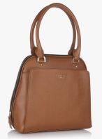 Da Milano Tan Leather Handbag