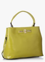 Ebano Yellow Leather Handbag