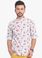 Exitplay Multicoloured Printed Regular Fit Casual Shirt