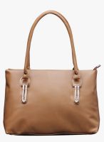 FOSTELO Beige Polyurethane (Pu) Handbag