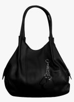 FOSTELO Black Polyurethane (Pu) Handbag