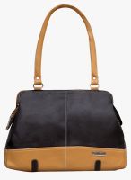 FOSTELO Black Polyurethane (Pu) Handbag