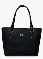 FOSTELO Black Polyurethane (Pu) Handbag