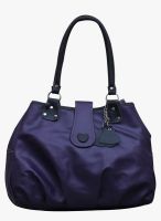 FOSTELO Blue Polyurethane (Pu) Handbag