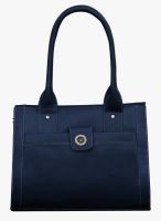 FOSTELO Blue Polyurethane (Pu) Handbag