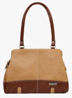 FOSTELO Brown Polyurethane (Pu) Handbag