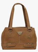 FOSTELO Brown Polyurethane (Pu) Handbag