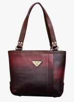 FOSTELO Maroon Polyurethane (Pu) Handbag