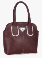 FOSTELO Maroon Polyurethane (Pu) Handbag
