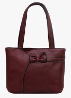 FOSTELO Maroon Polyurethane (Pu) Handbag