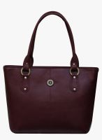 FOSTELO Maroon Polyurethane (Pu) Handbag