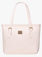 FOSTELO Off White Polyurethane (Pu) Handbag