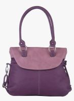 FOSTELO Purple Polyurethane (Pu) Handbag