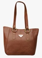 FOSTELO Tan Polyurethane (Pu) Handbag