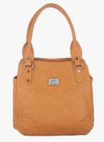 FOSTELO Tan Polyurethane (Pu) Handbag