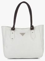 FOSTELO White Polyurethane (Pu) Handbag