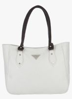 FOSTELO White Polyurethane (Pu) Handbag