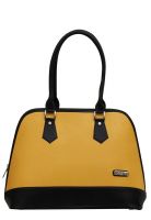 FOSTELO Yellow Polyurethane (Pu) Handbag