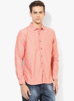 Fame Forever By Lifestyle Pink Solid Casual Shirt