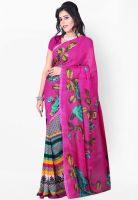 Florence Pink Printed Saree