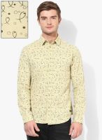 Jack & Jones Lemon Printed Slim Fit Casual Shirt